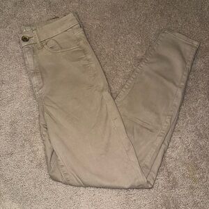 American Eagle Khaki Skinny Jeans